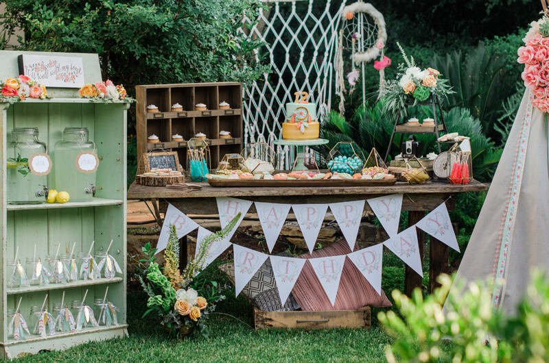 Boho Chic Teen Birthday Party — Mint Event Design