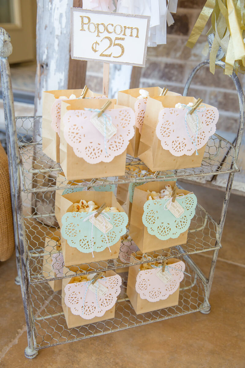 Vintage Carnival Popcorn Stand