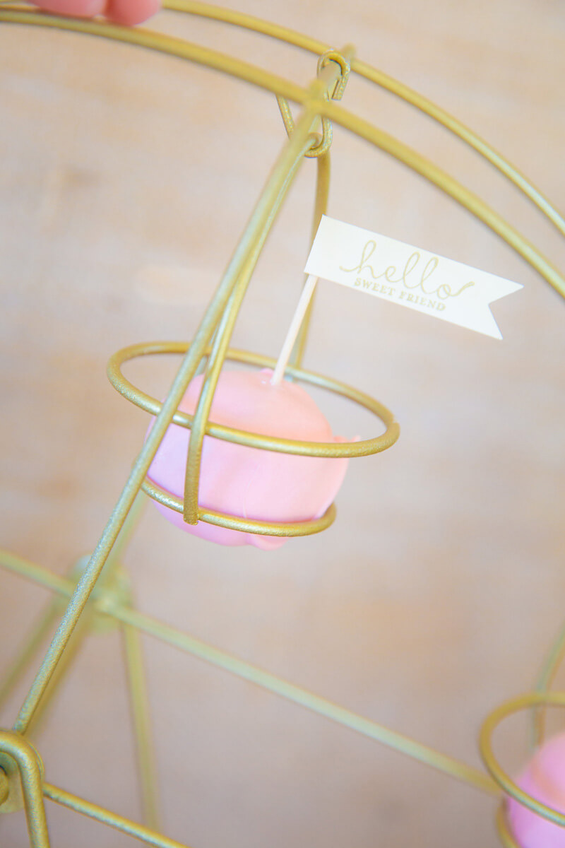Vintage Handmade Farris Wheel Pastry Stand