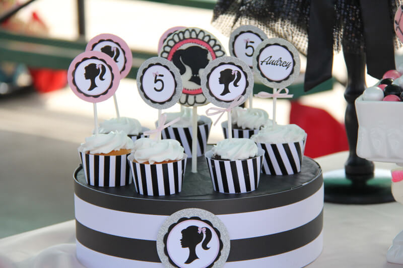 Classic Barbie Cupcake Stand