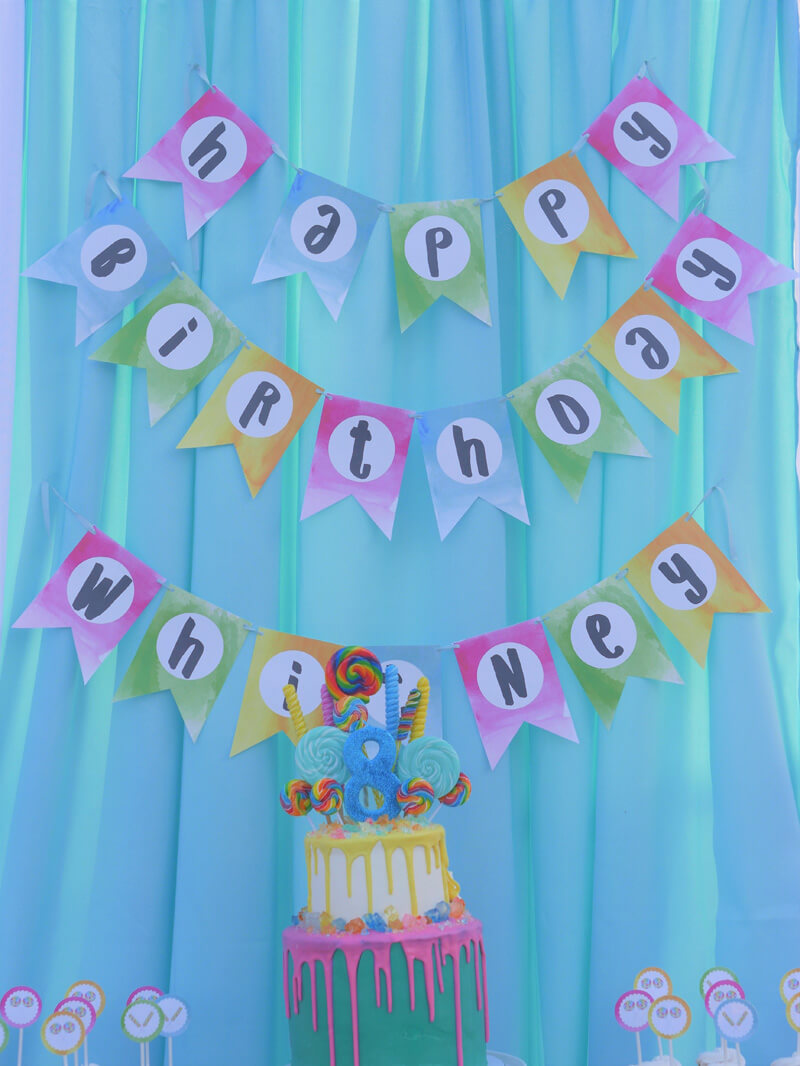 Whitney's Special Birthday Banner