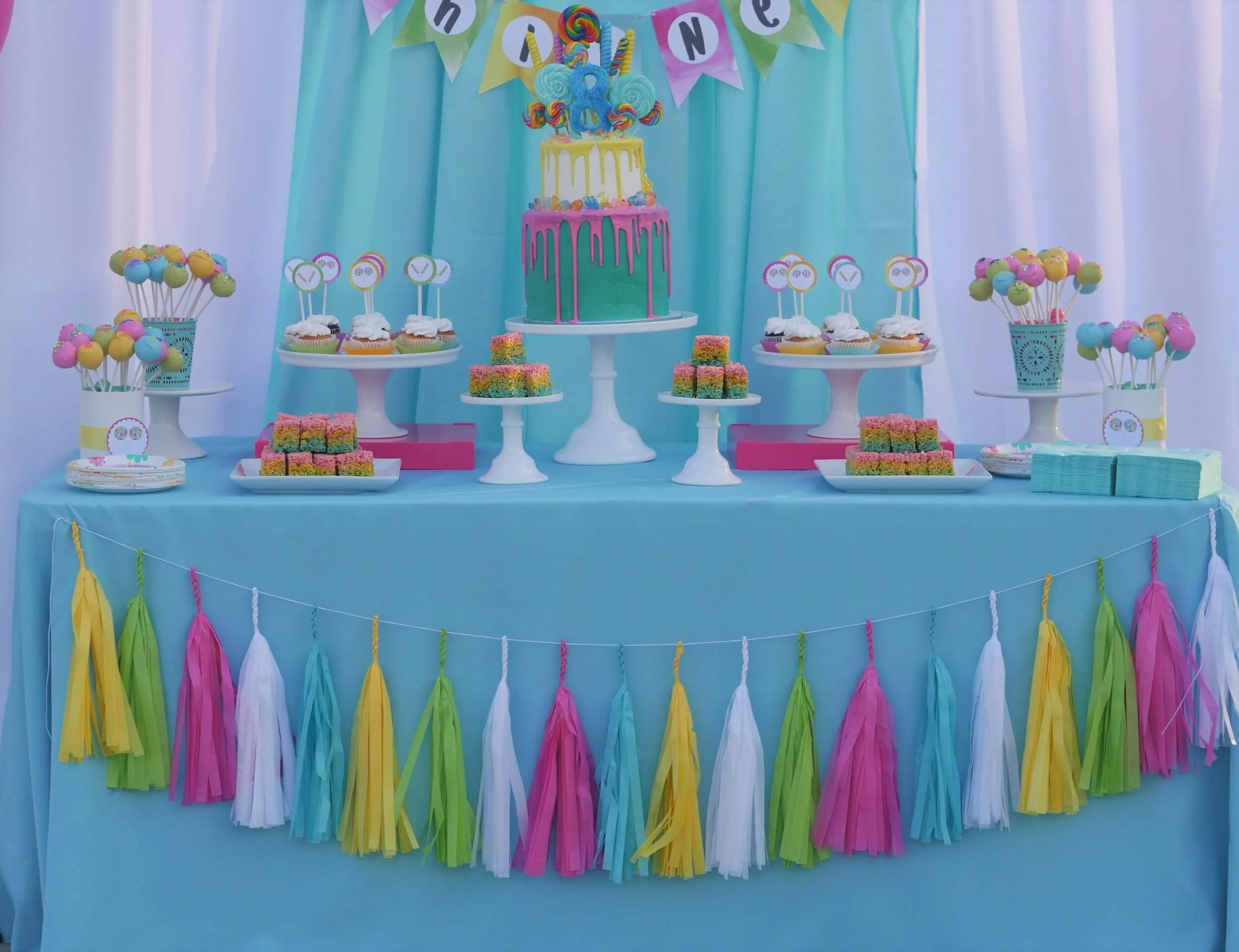 Candy Land Birthday Center Piece