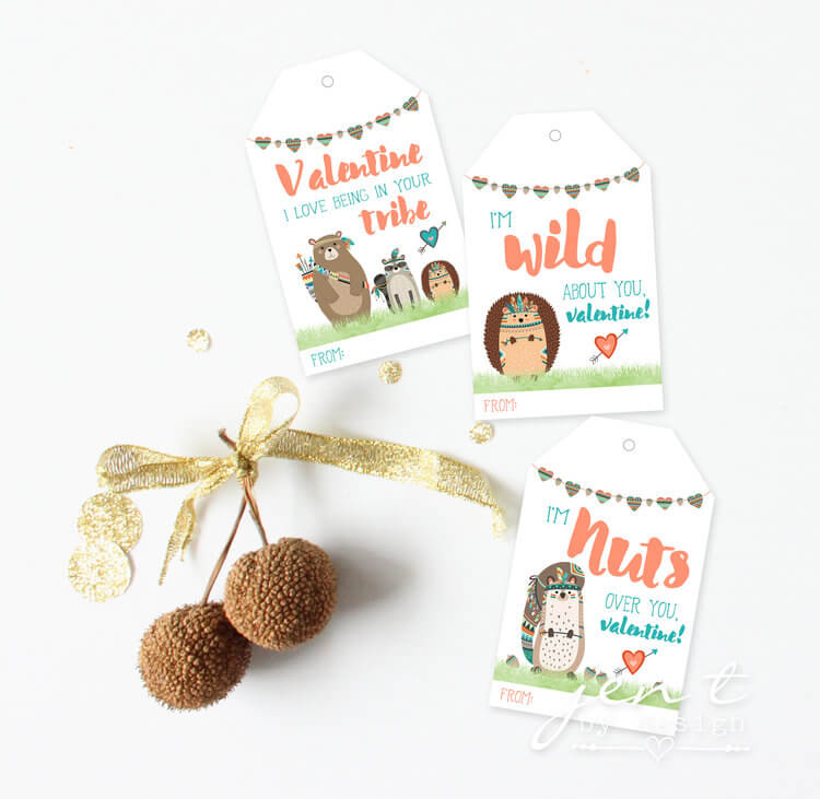 Valentines day printables / Valentines gift ideas / Valentines for classmates / www.minteventdesign.com