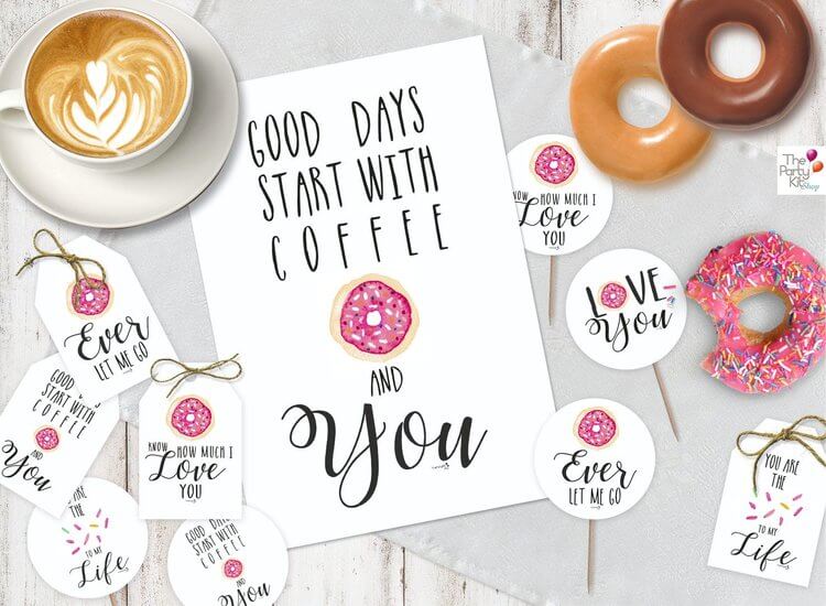 Valentines day printables / Valentines gift ideas / Valentines for classmates / www.minteventdesign.com