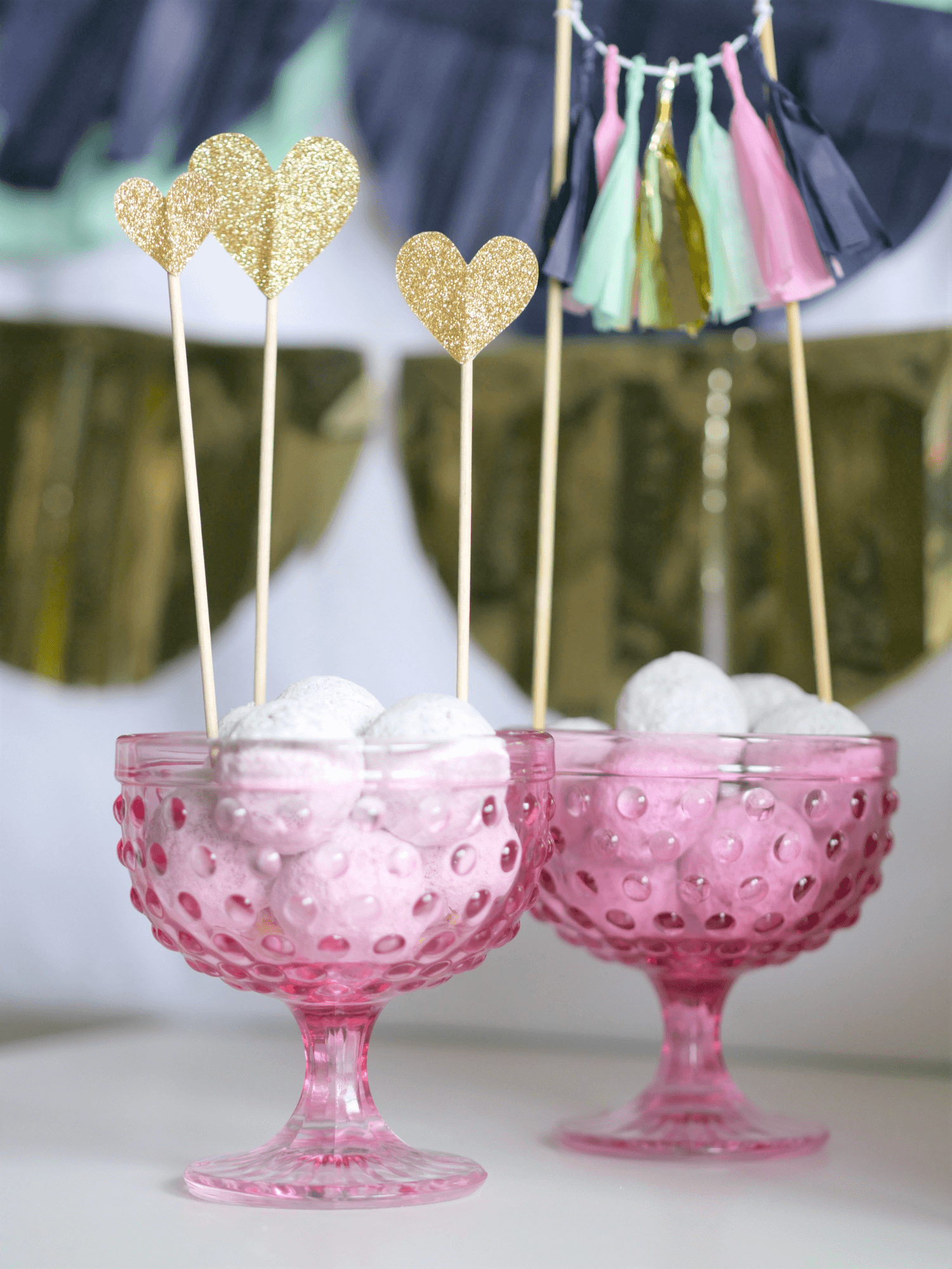 Valentines day party ideas / valentines day dessert ideas / valentines day cake toppers / valentines day party party decor / Styled by MINT Event Design / www.minteventdesign.com