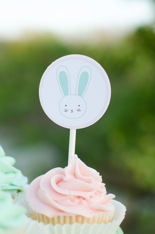  Click to download your free Easter Cupcake Wrapper Printables from Mint Event Design www.minteventdesign.com #easterparty #gardenparty #partysupplies #tablescape #eastertable #freeprintable #cupcaketoppers 