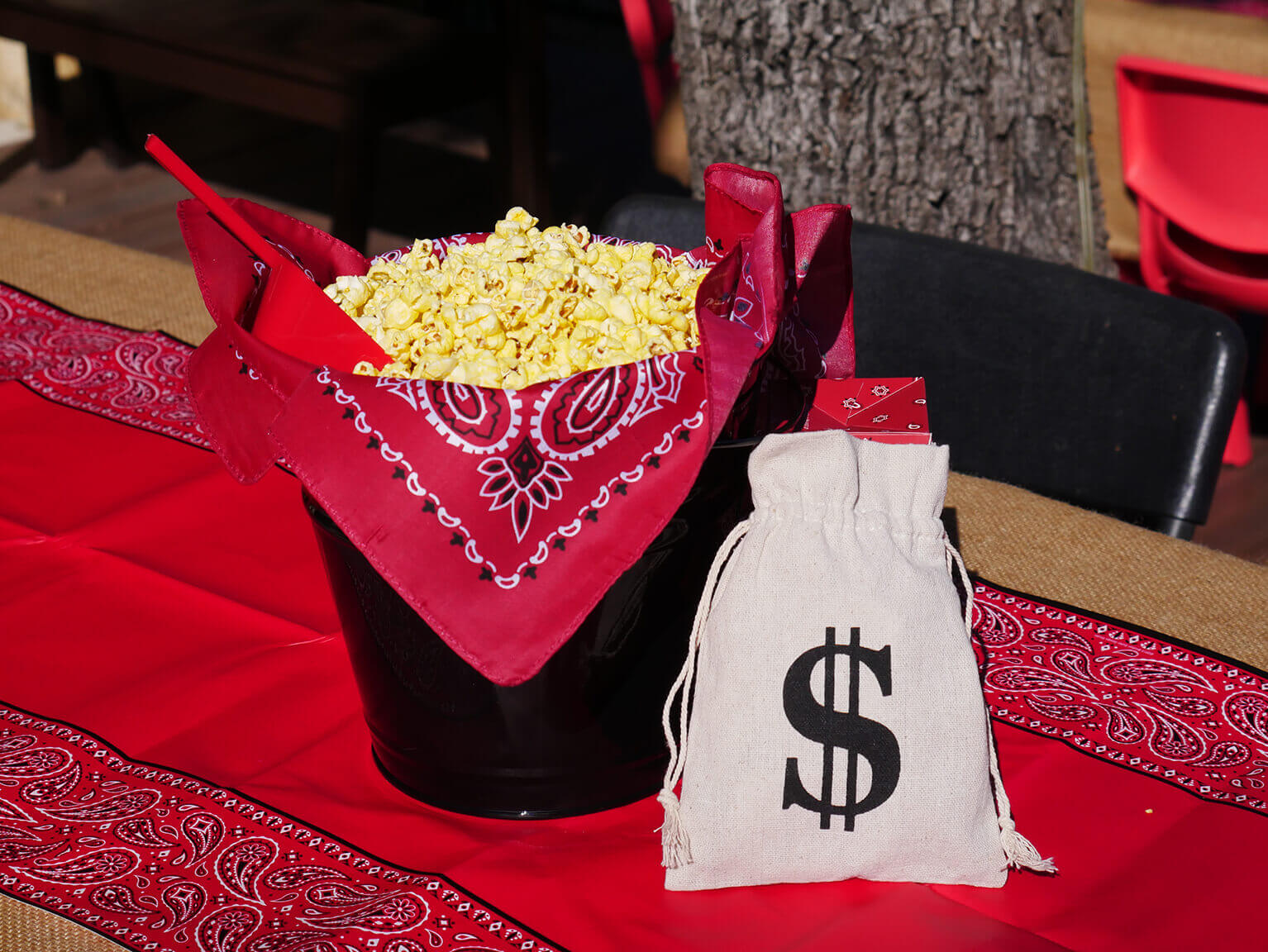 Wild West Party Table Centerpiece