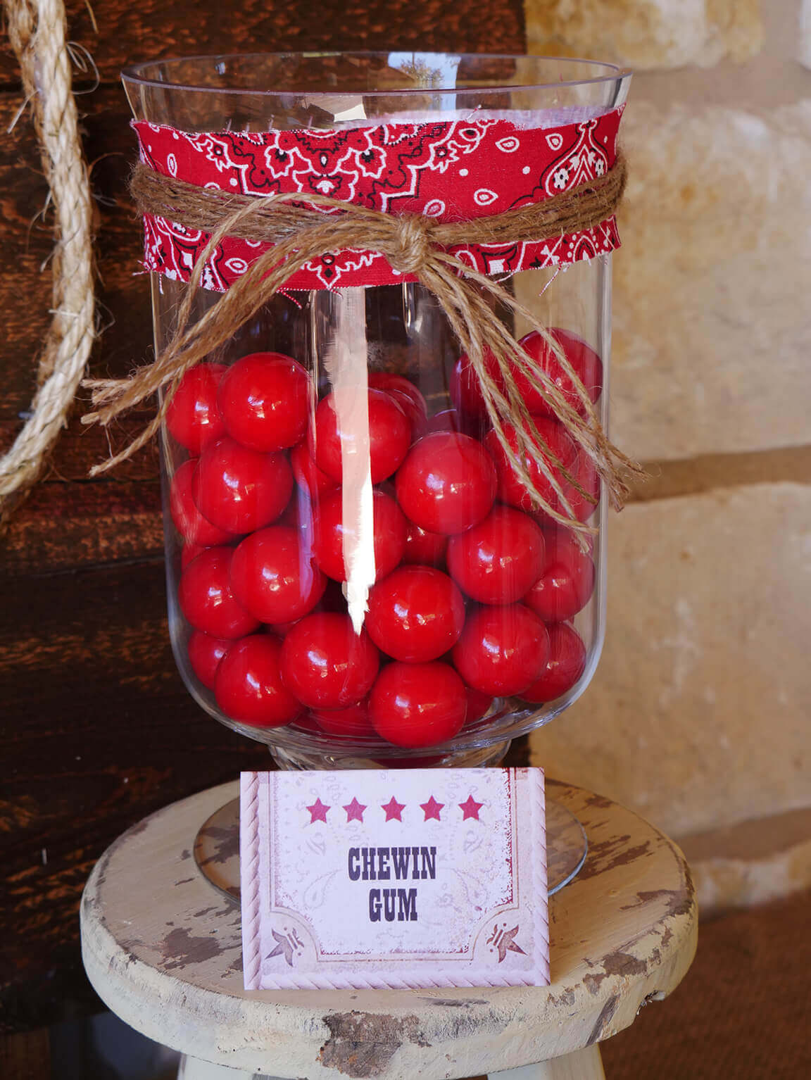 Wild West Party Candy bar ideas