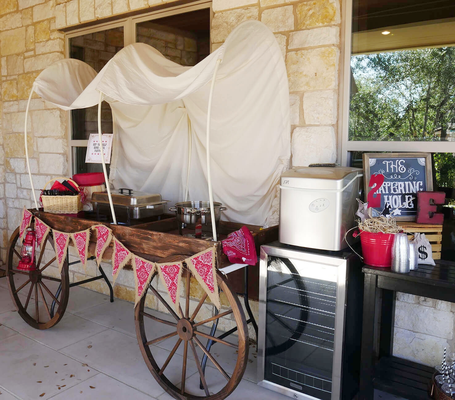 Cowboy Birthday Party Food Station