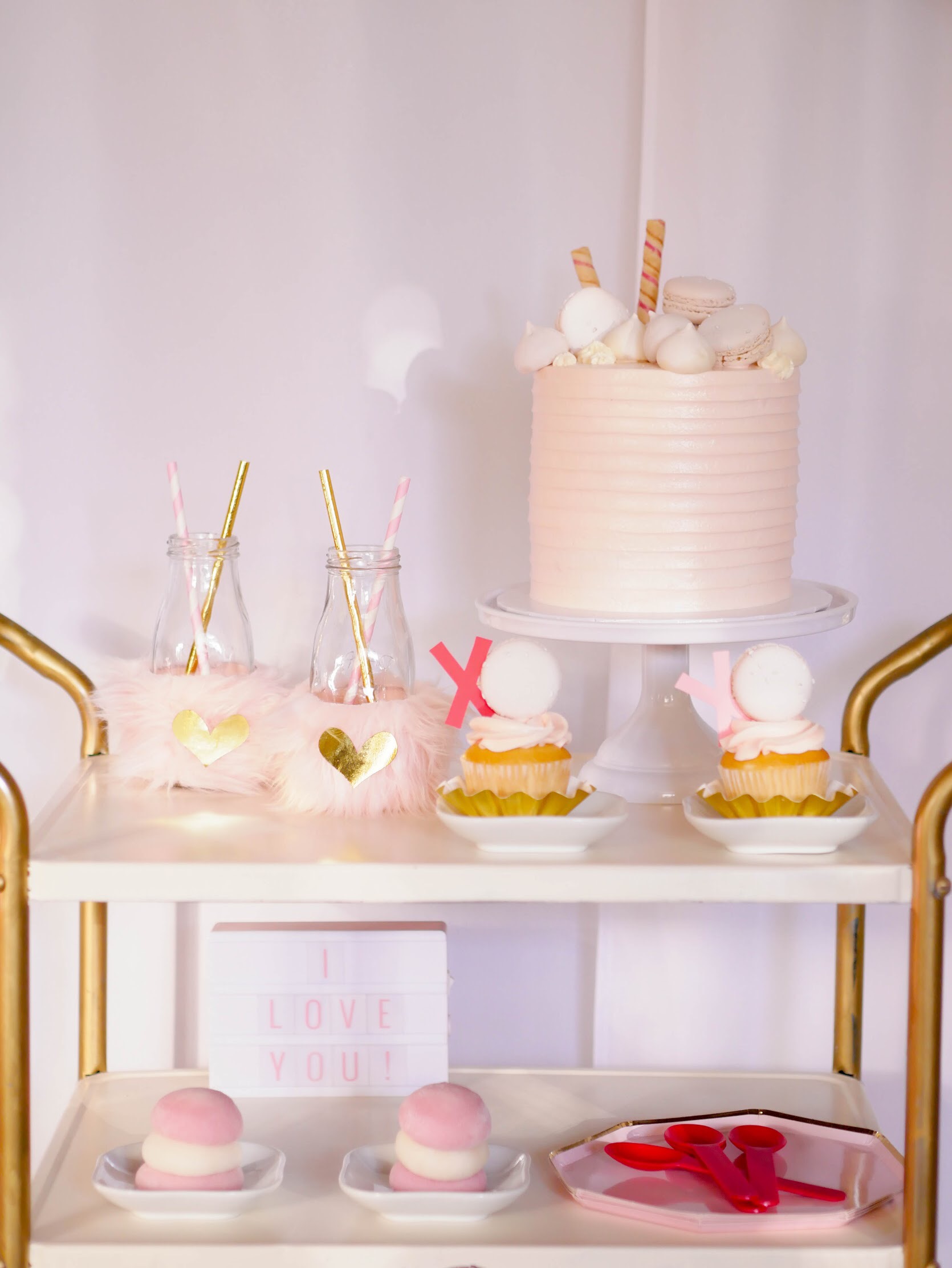 Valentine's Day Dessert Cart — Mint Event Design