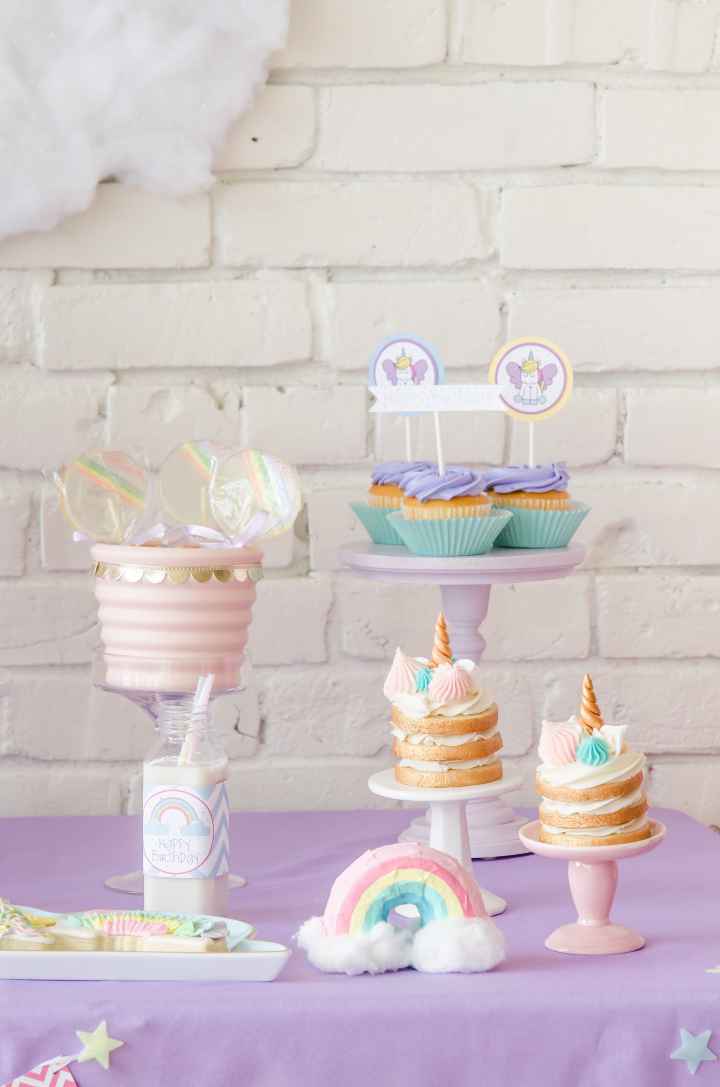 The Sweetest Unicorn Birthday Party Free Printables Mint Event