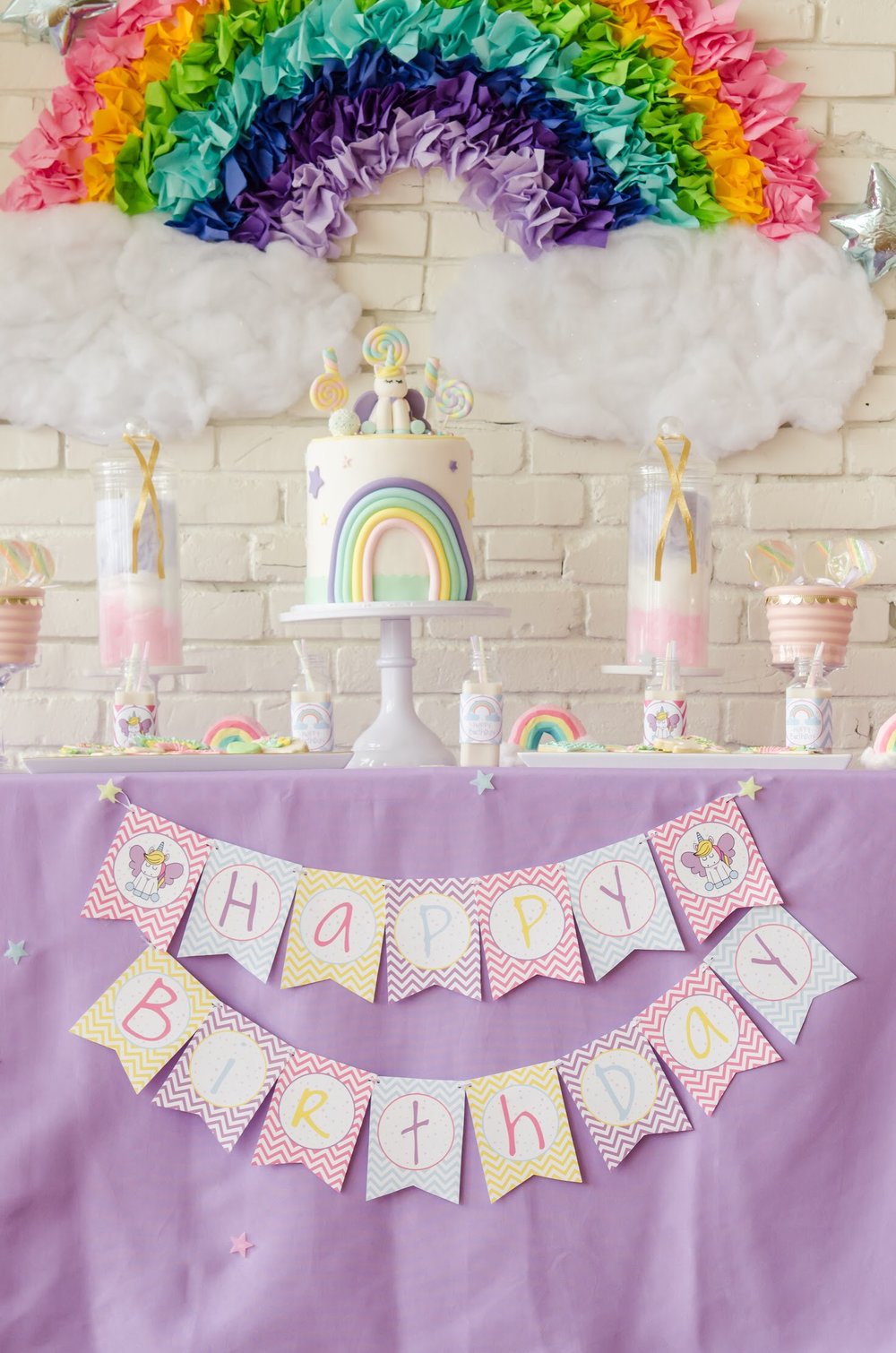 Details about   x2 Personalised Birthday Banner Unicorn Children Kids Party Decoration 66 