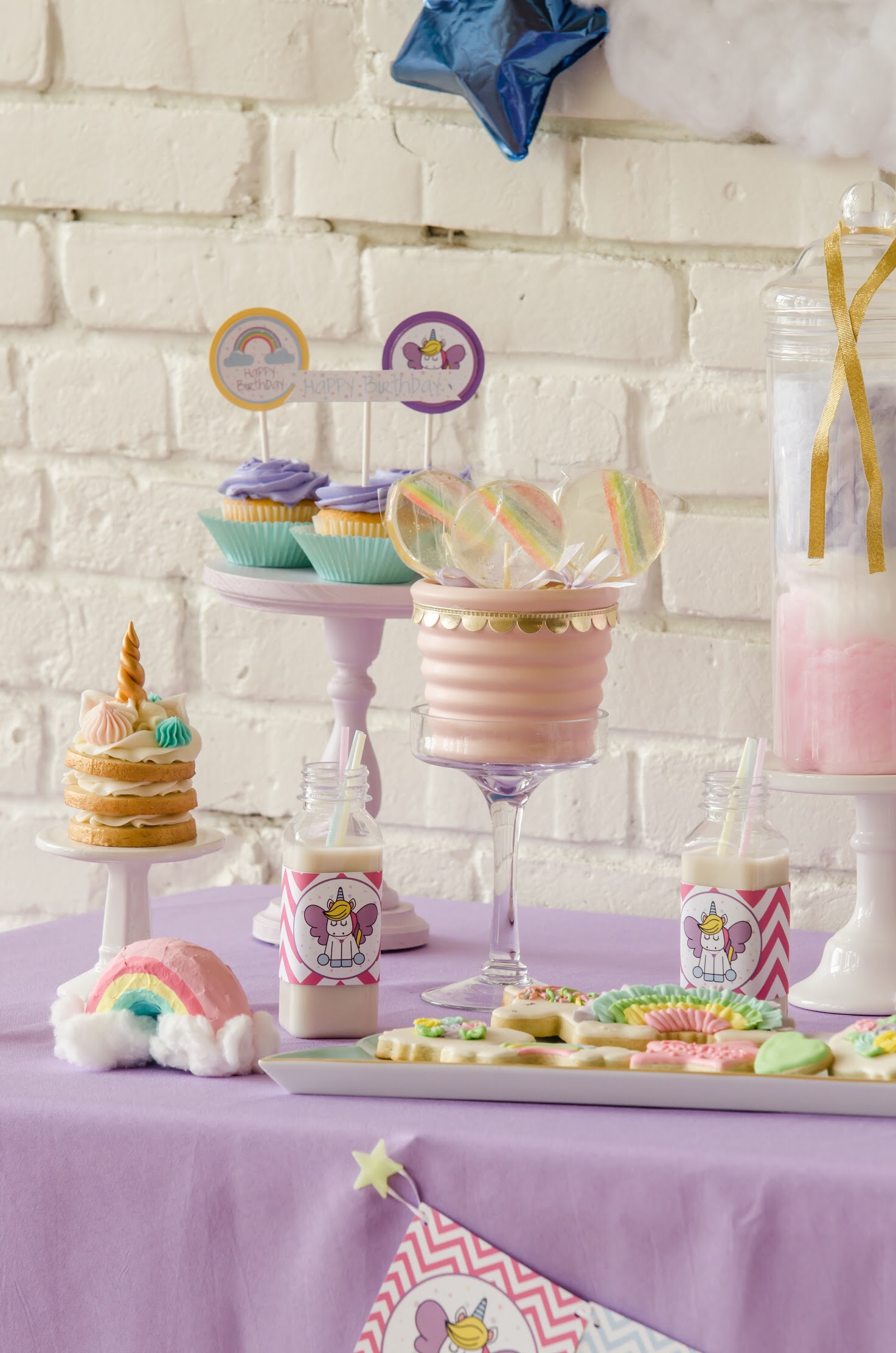 The Sweetest Unicorn Birthday Party Free Printables Mint Event