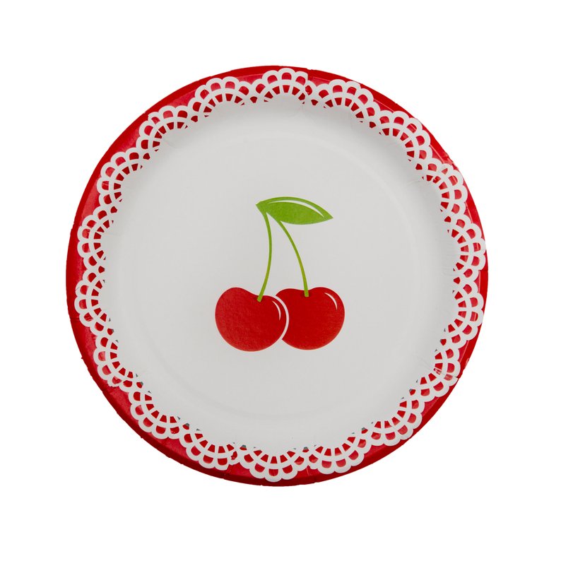 Cherry Party Lunch Plates