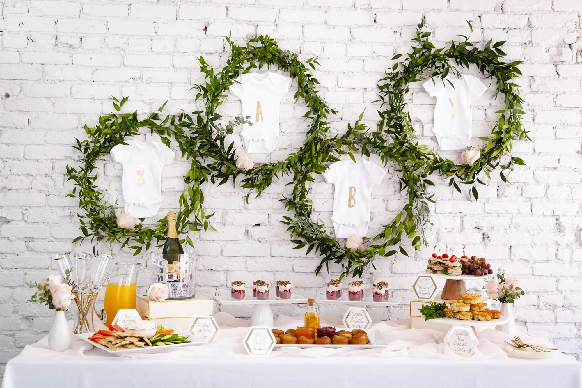 elegant baby shower ideas