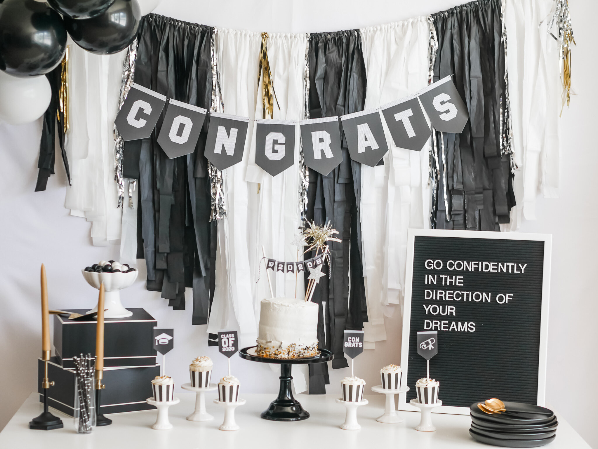 Customizable Graduation Party Kits For High School And College Graduates Mint Event Design