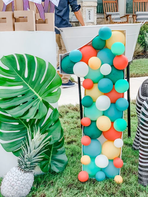A fun first birthday party theme - ONE Party Animal! Get all of the details for this jungle animal themed party now at minteventdesign.com!