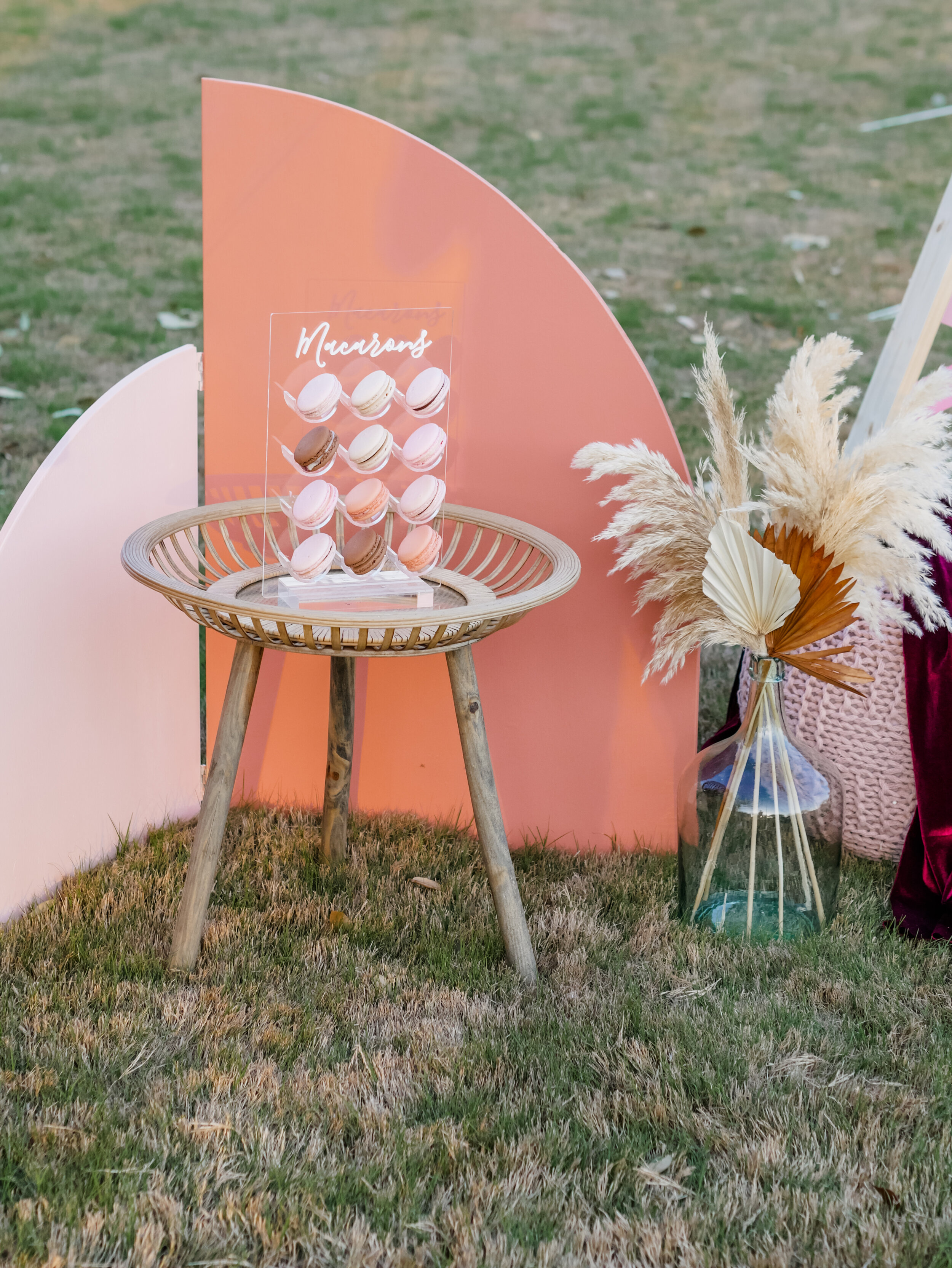  Dessert station for a boho chic luxury backyard Glamping experience - with large rentable tent and picnic area from MINT Event Design in Austin, TX! Perfect for teen slumber parties, birthday parties, or bachelorette parties. See how event designer 