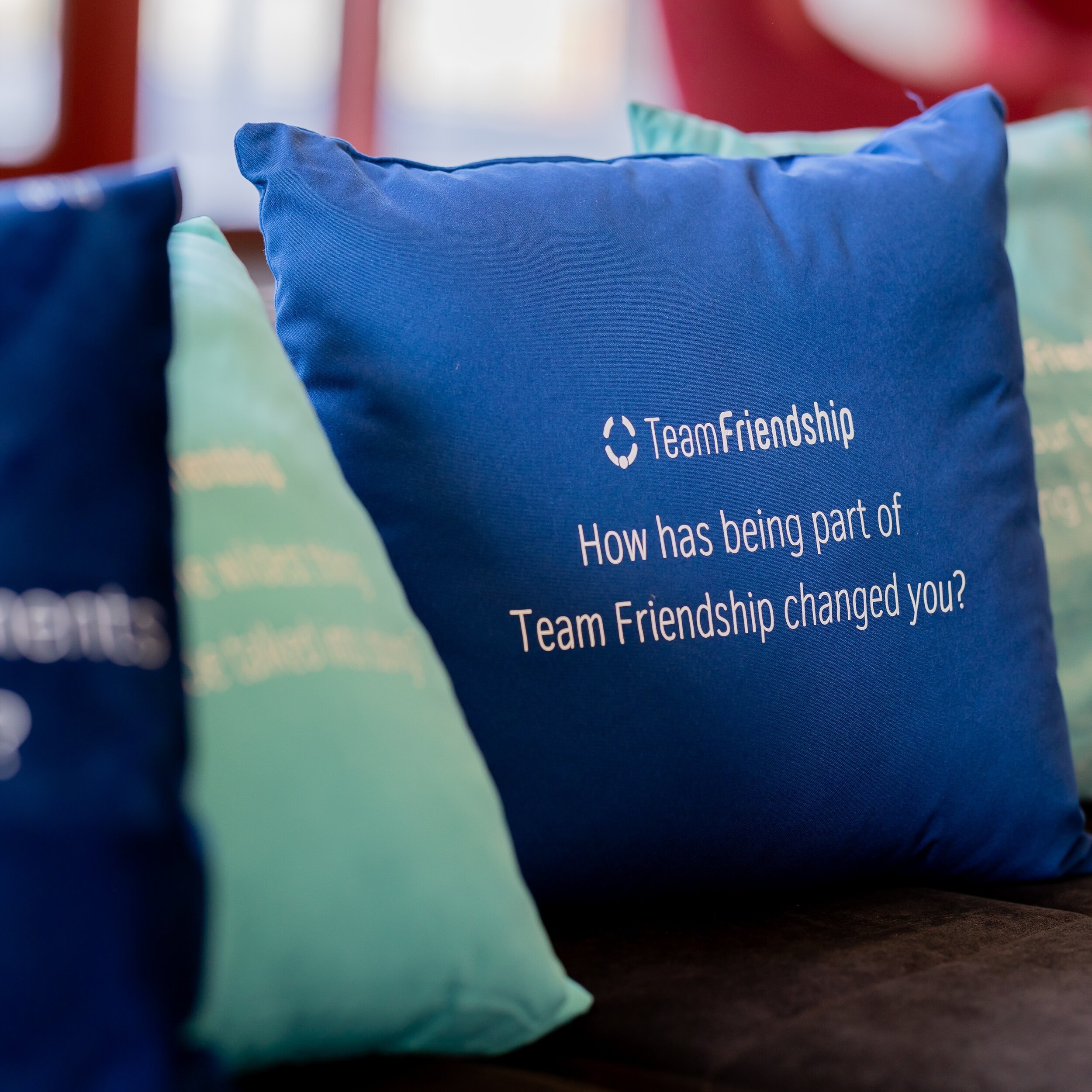 Adding conversational pillows to your decor is an excellent way to &ldquo;break the ice&rdquo; and start making new friends! #atxeventplanner #austineventplanner #atxevents #atxeventspaces #atx