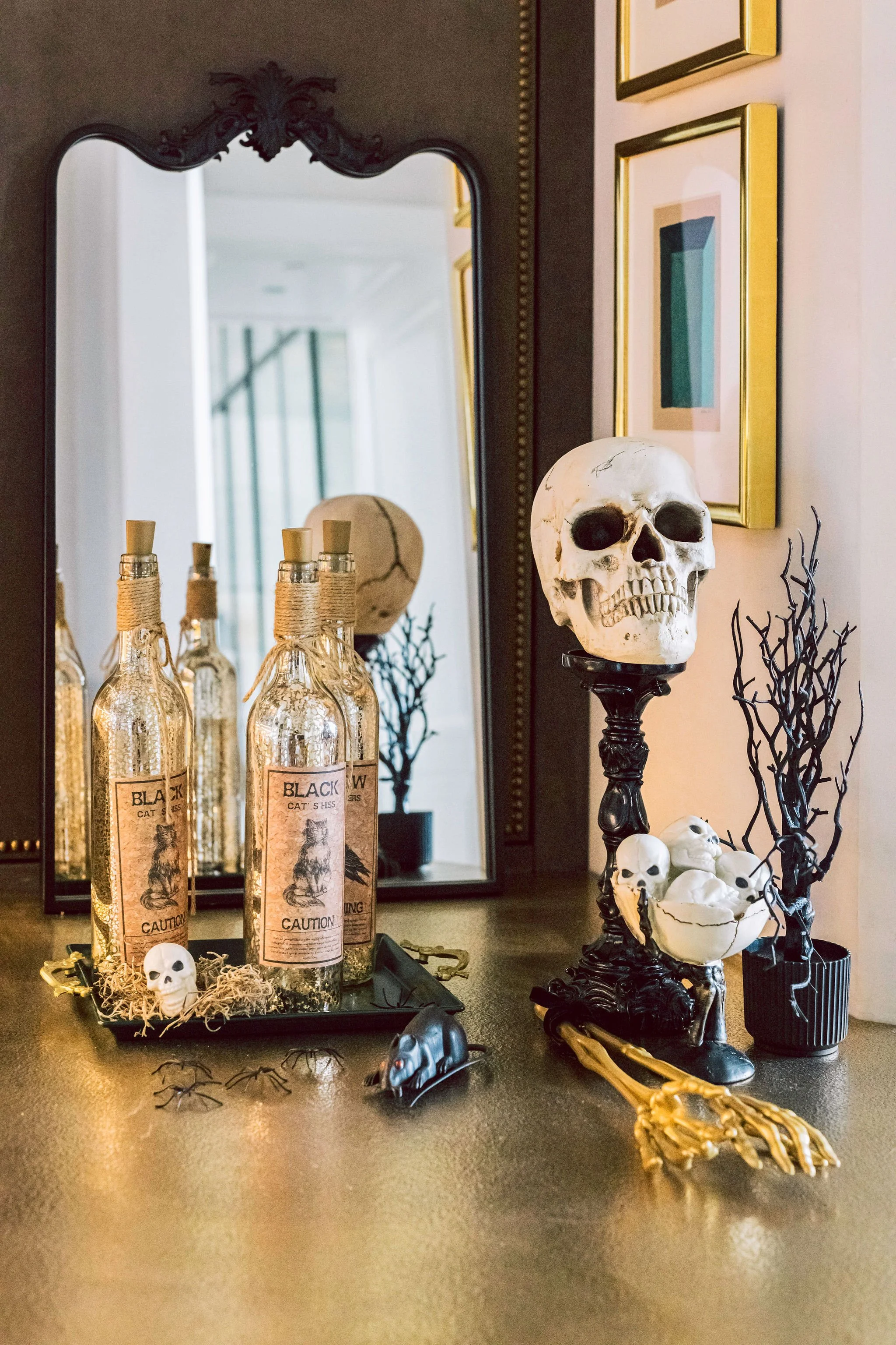 Halloween Home Decor - See more at www.minteventdesign.com!