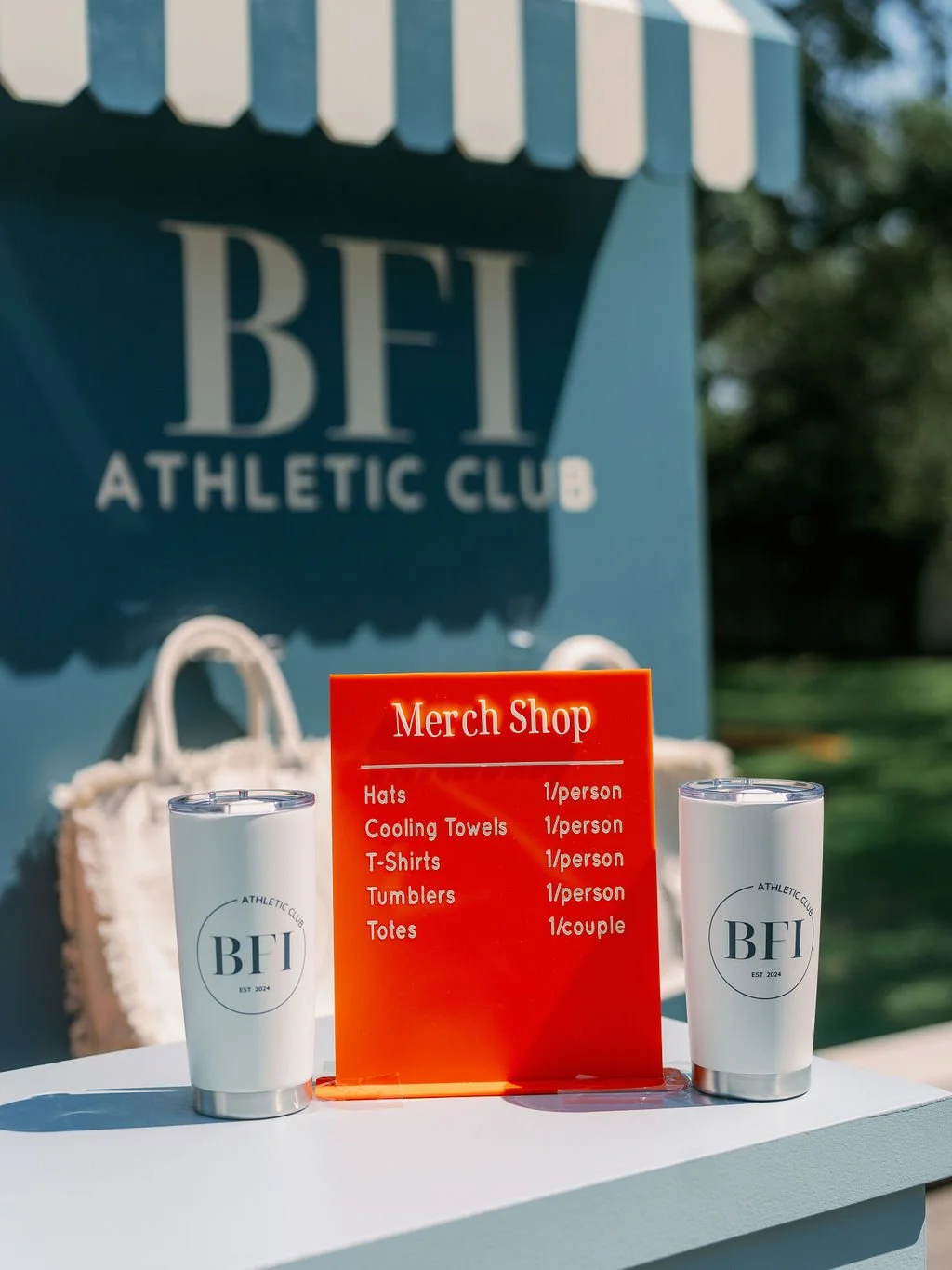 This custom gear served as favors for a pickleball party full of stylish decor, fun activities, and delicious refreshments. Get details at www.minteventdesign.com.