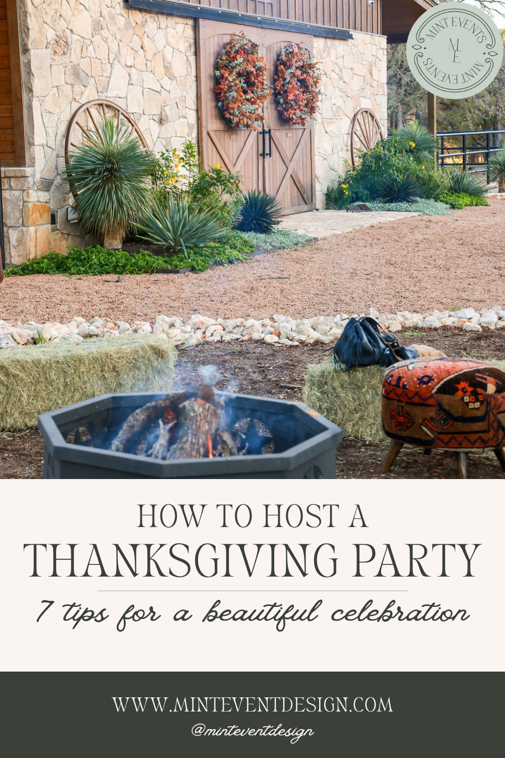 Thanksgiving dinner party pin