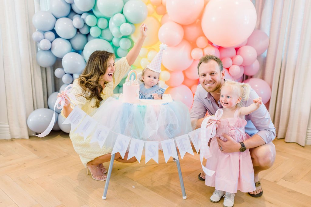 Pastel Rainbow Birthday Decorations