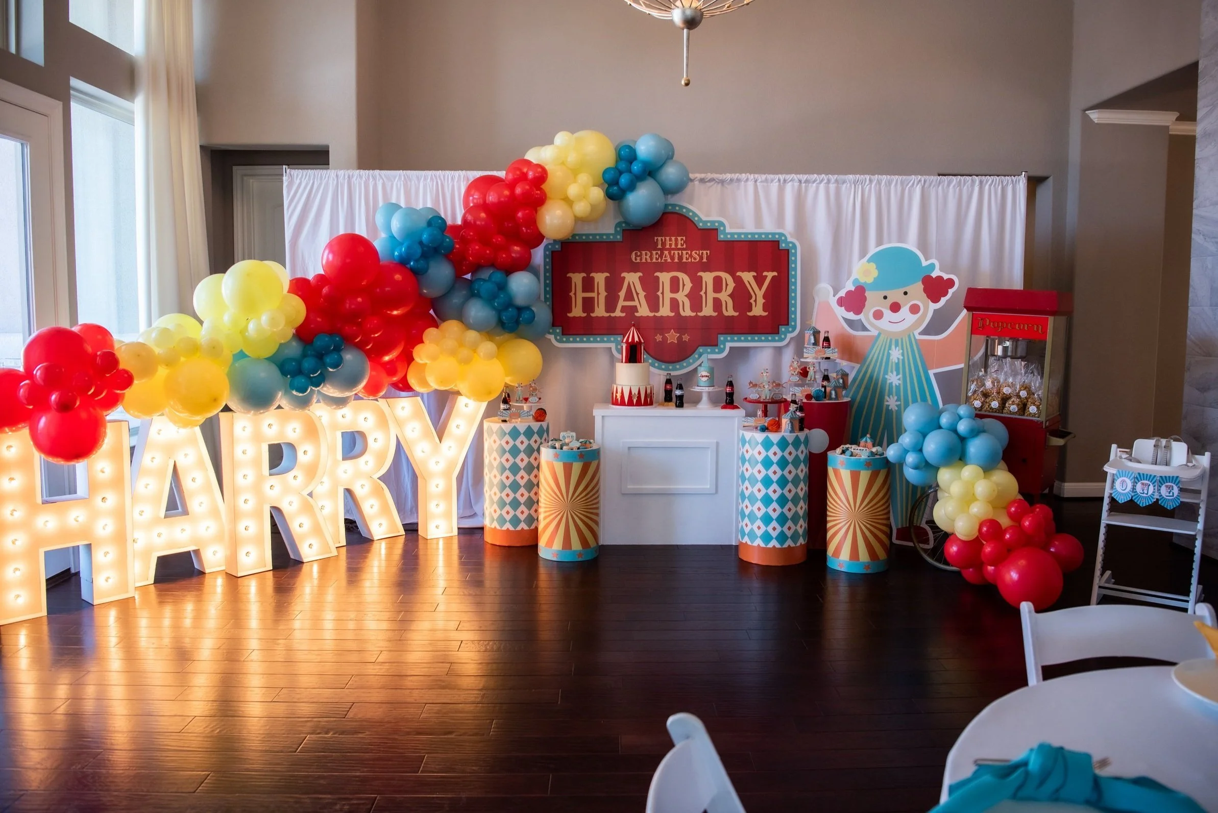 Circus Themed Birthday Party Mint Event Design