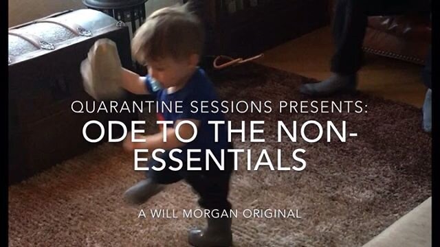 To stay sane and keep the toddler entertained, I&rsquo;ve been writing a song-a-day about that #quarantine life. Follow along!
&bull;
Quarantine Sessions 3: Ode to the Non-Essentials
&bull;
Lyrics:
They say that this virus has potential
To grow and g