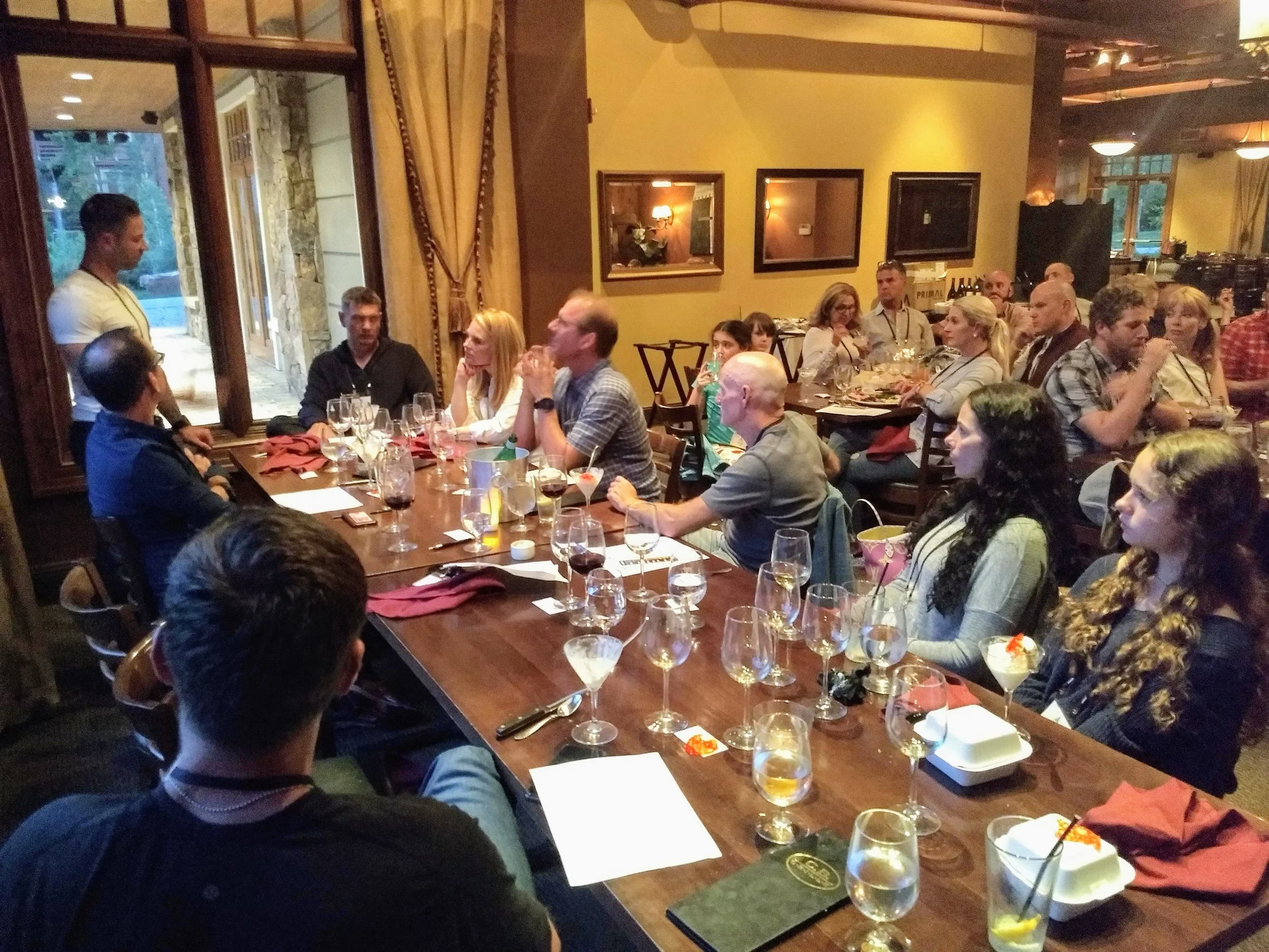 Thursday night Welcome Dinner at CB Grille