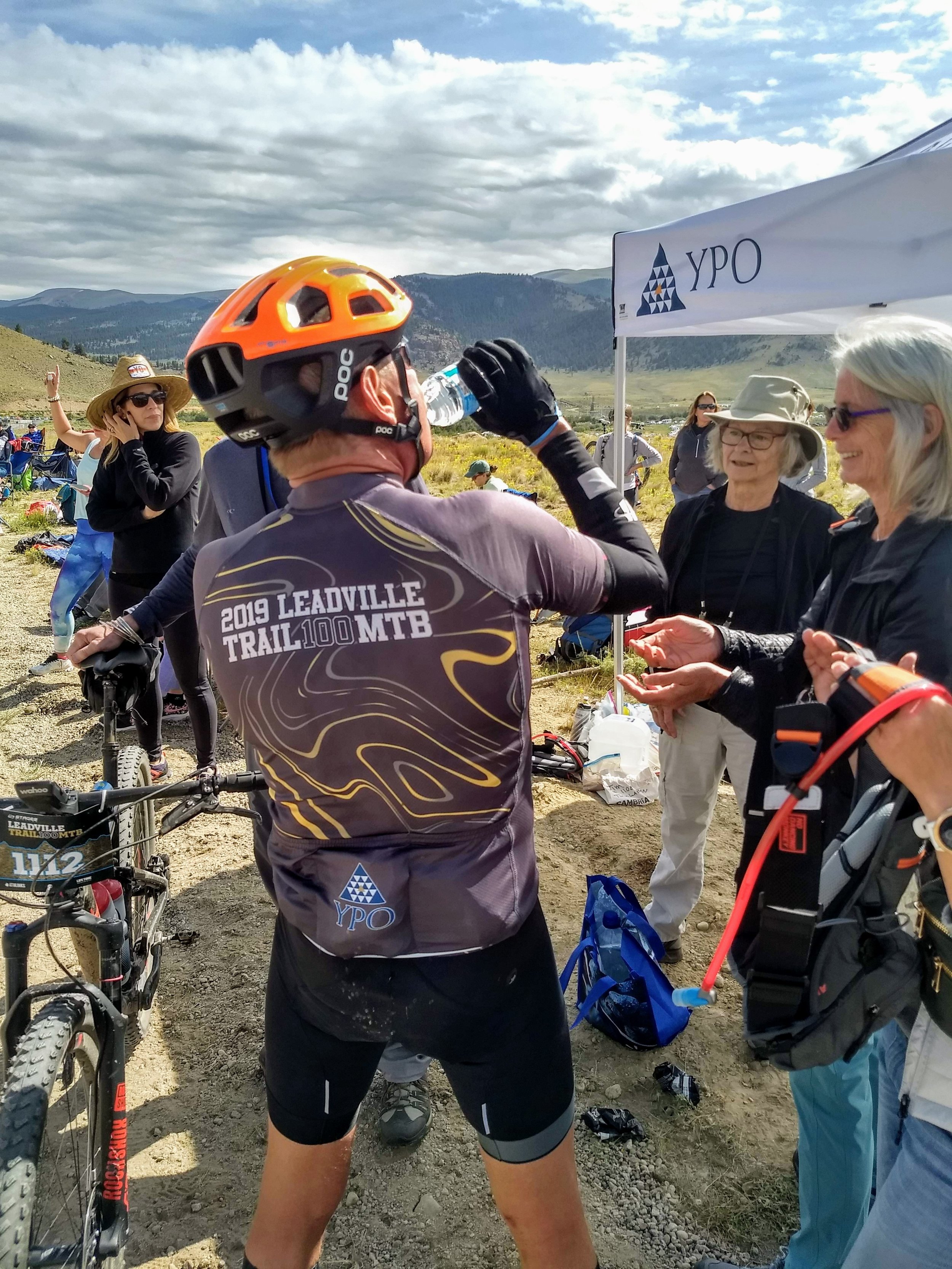 YPO / Achieve Racing tent at Twin Lakes