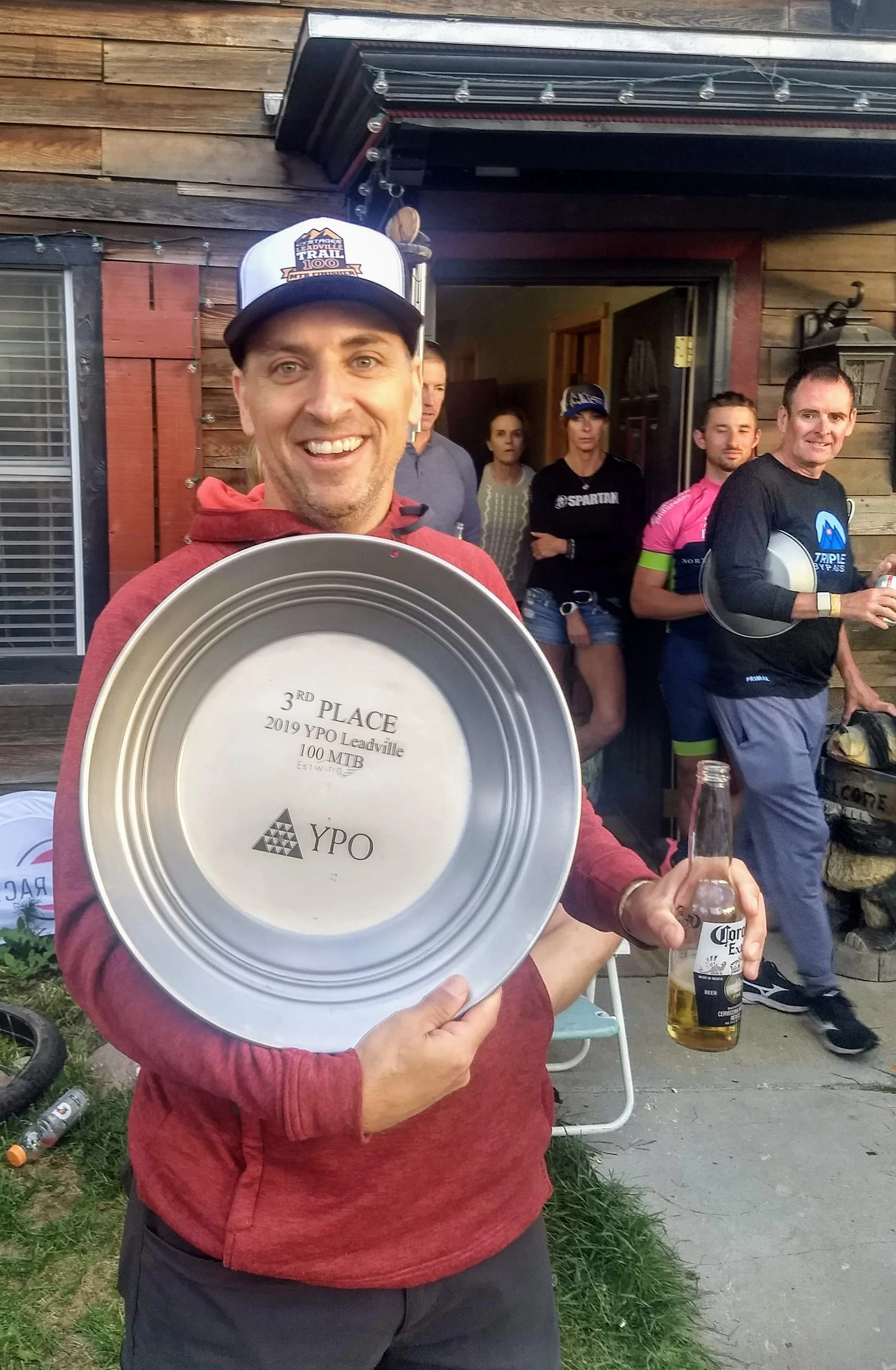 Matt Salmon with his 3rd Place gold pan