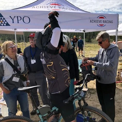 Jim Timberlake receiving his much needed nutrition