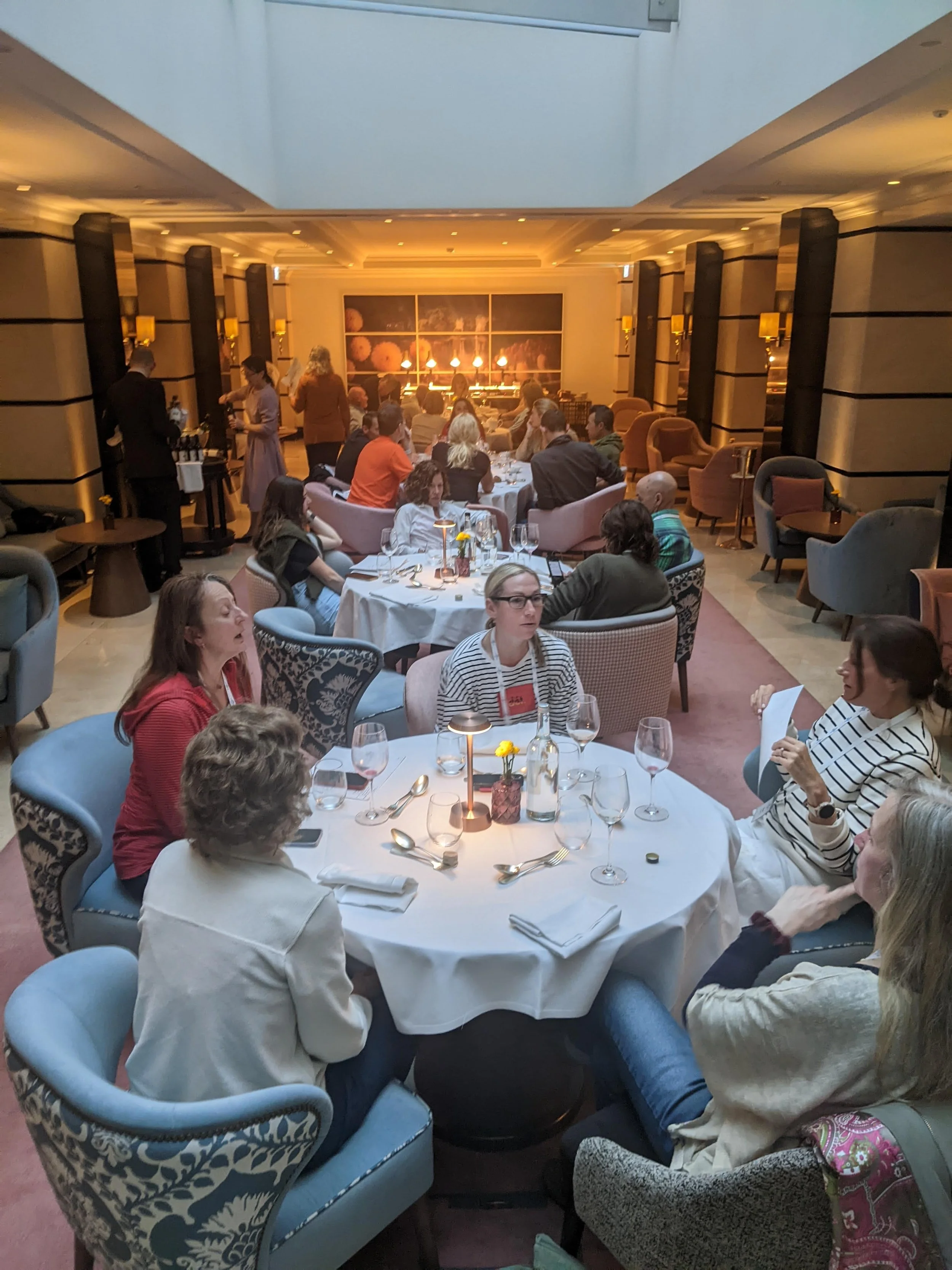 Saturday pre-race dinner and strategy discussion