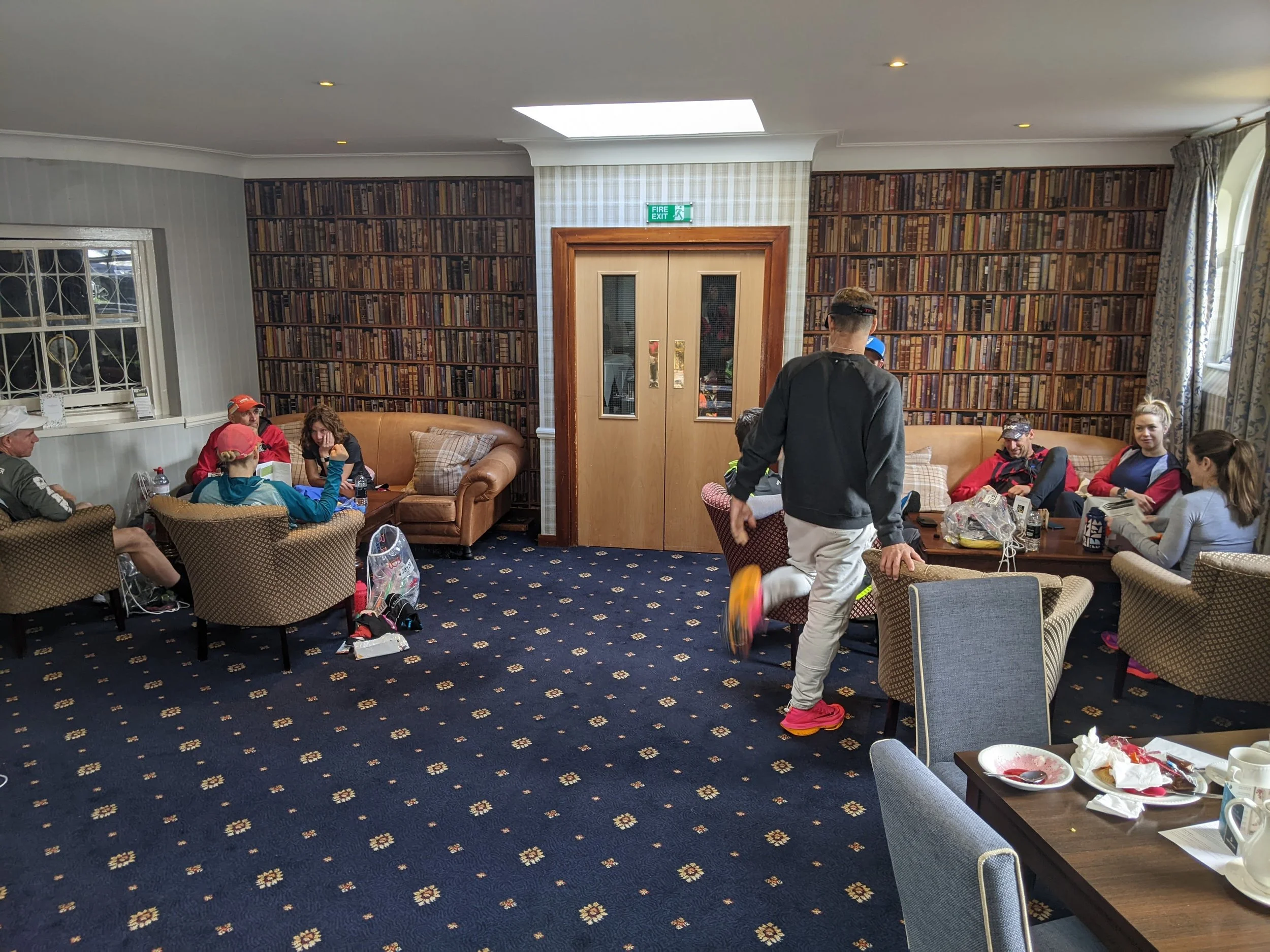 Private conference room at the race start