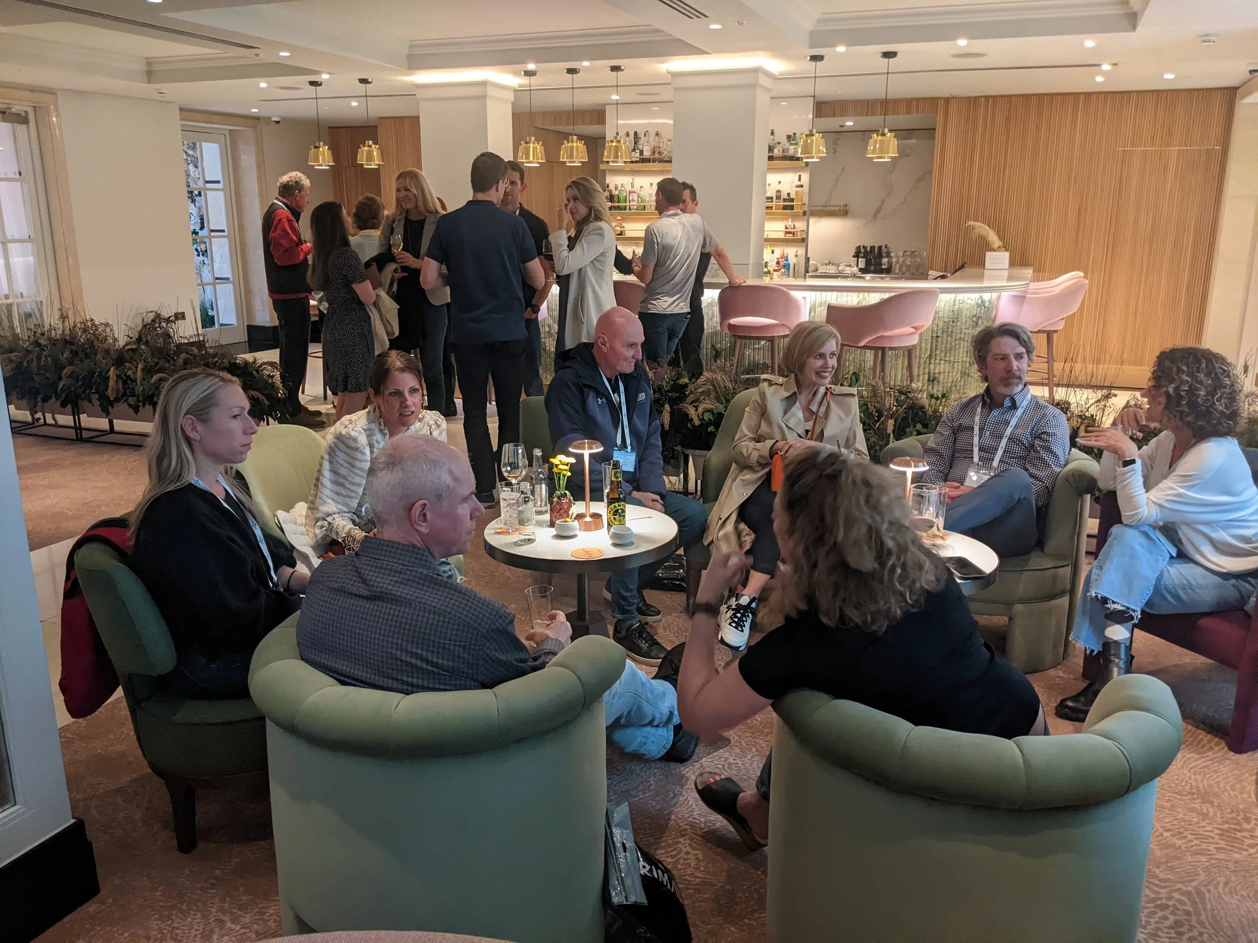 Friday night cocktail reception
