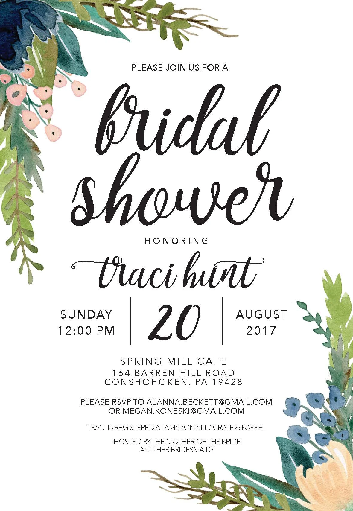 Bridal Shower Invitation