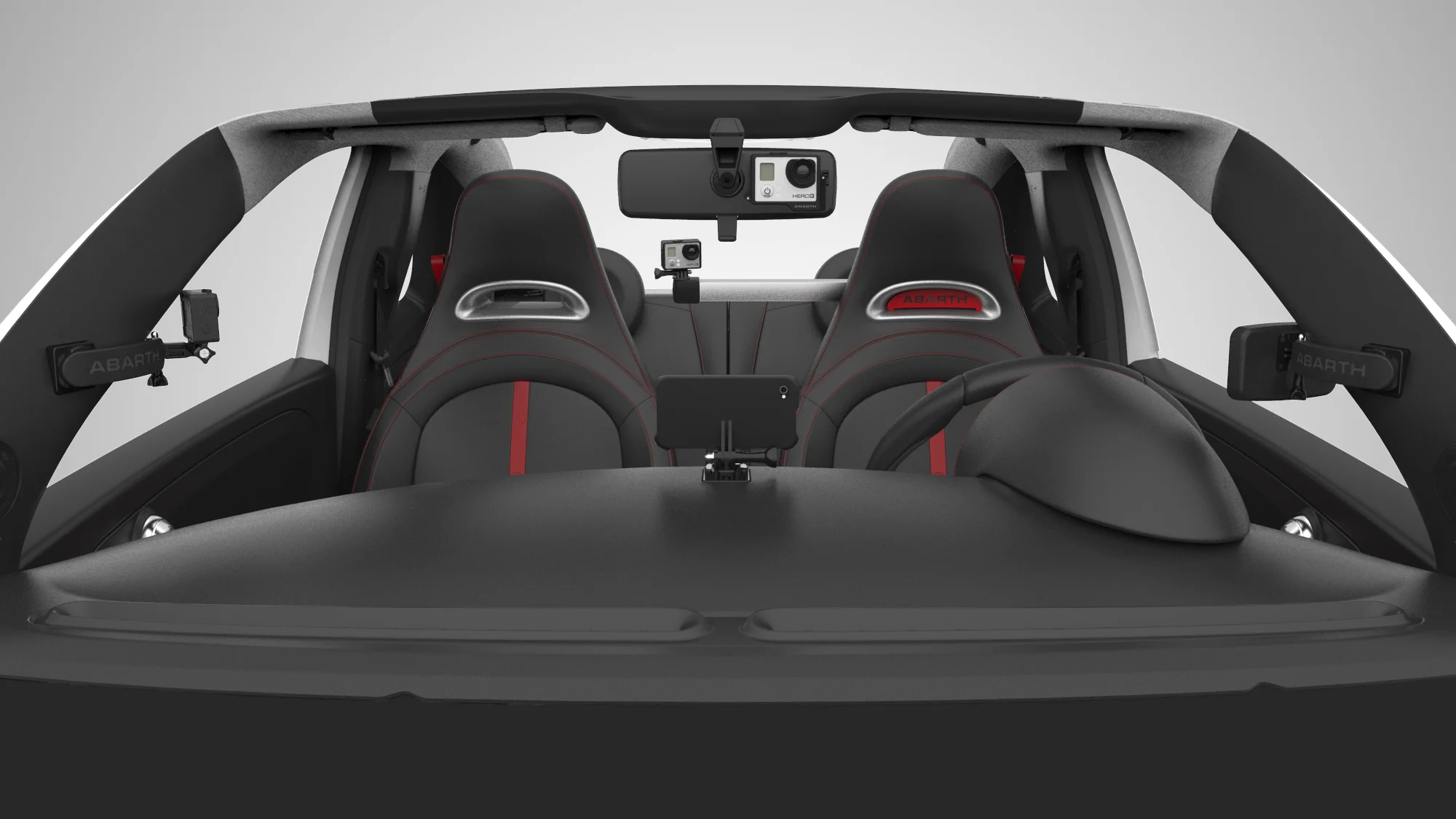 Fiat Abarth GoPro Track Camera System