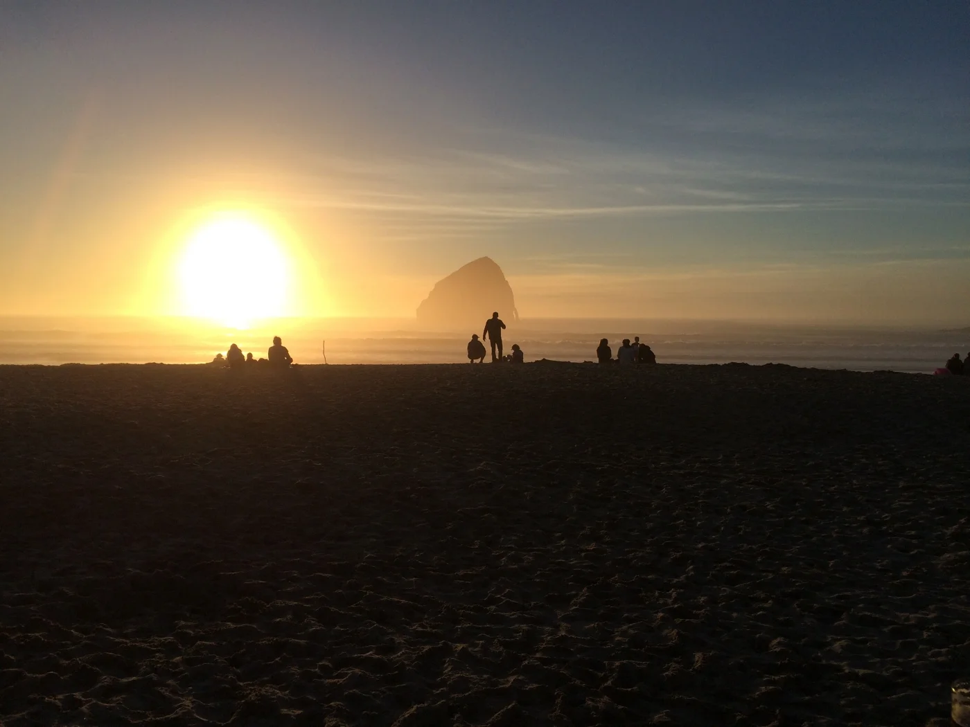 Ball-o-fire sunset – Cape Kiwanda.
