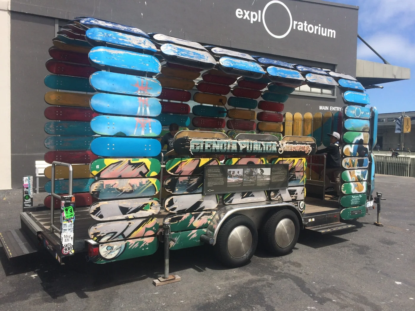 Exploratorium skate van, San Francisco.