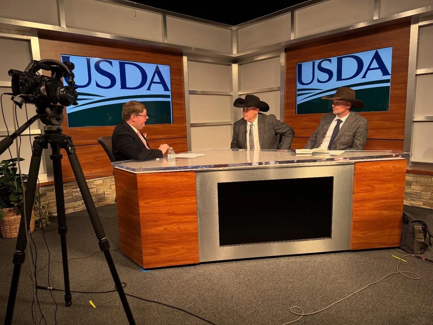 Recorded a podcast today with Deputy Secretary of the USDA Stephen Vaden. Shad enjoyed it so much he found him in the cafeteria and kept it going.