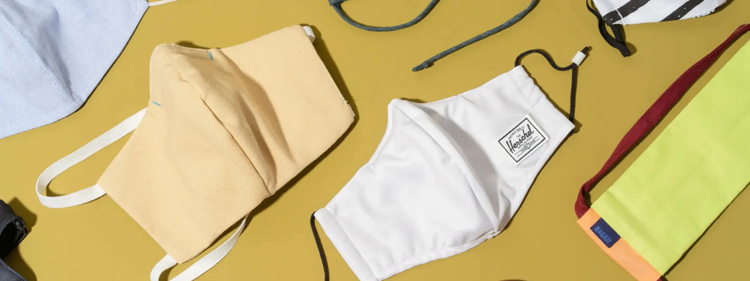 Different options of cloth face masks. Photo by Sarah Kobos via  New York Times .