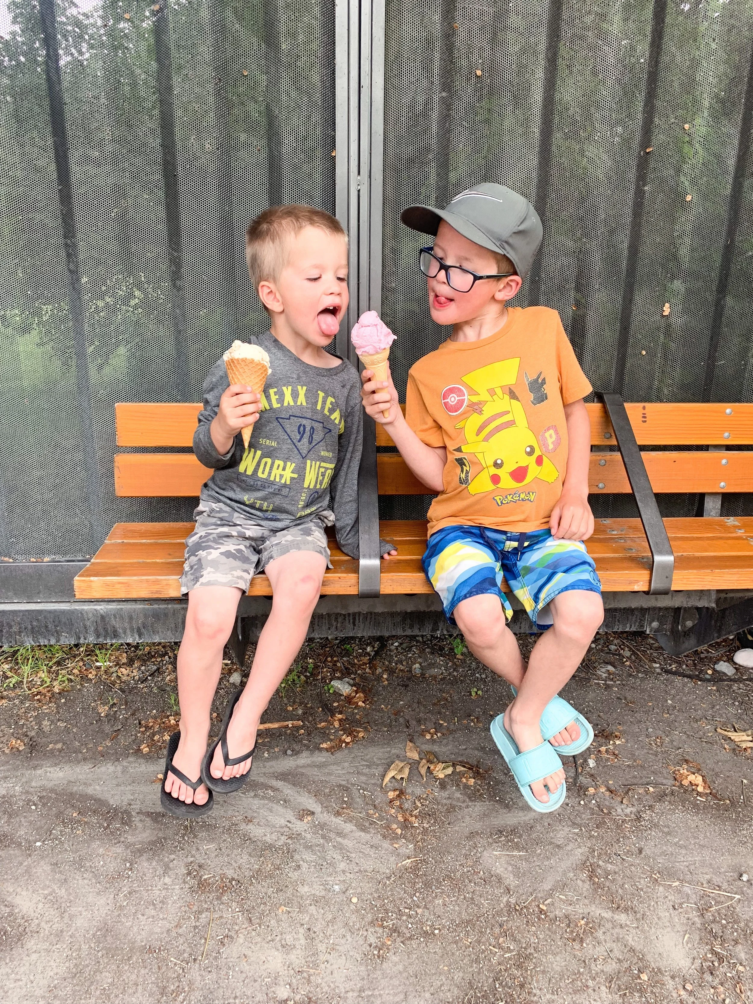 We shared all of the ice cream and soaked up every single sunset at the dock.