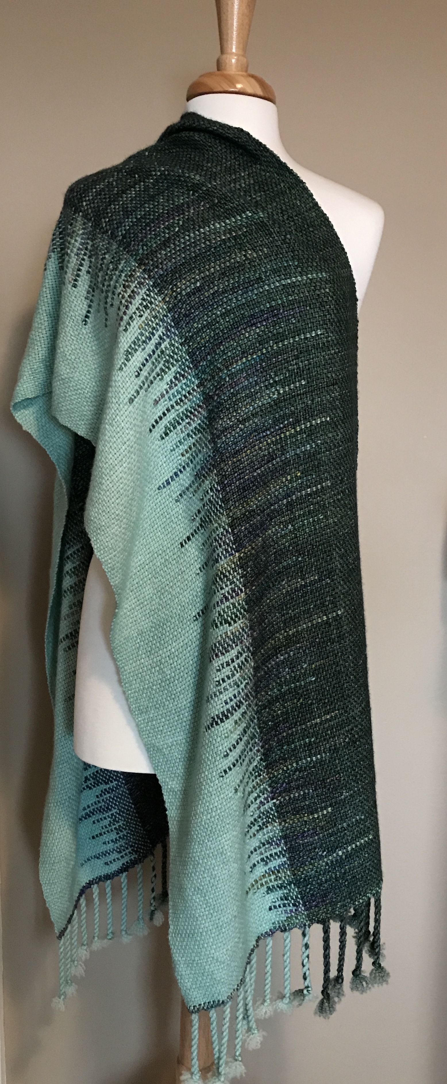 Handwoven North Coast shawl — grace kaplan designs