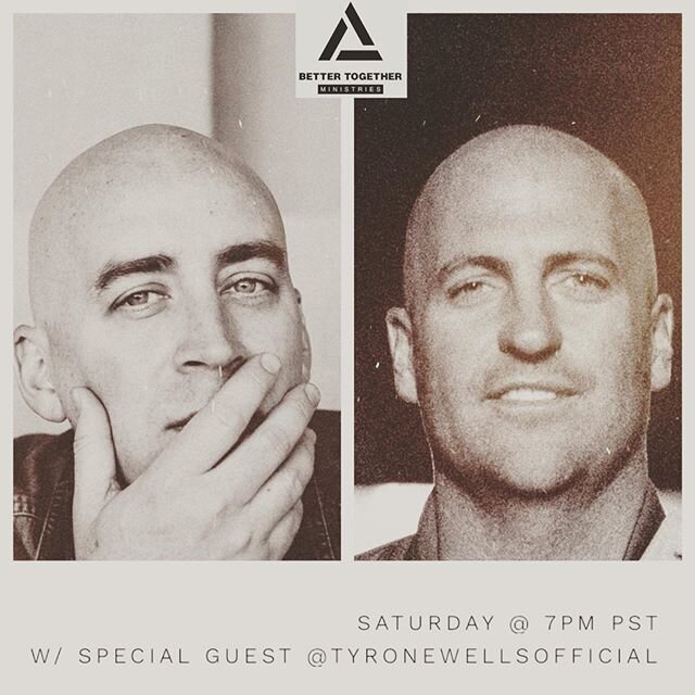 Join me Saturday @ 7pm PST for a few songs with special guest @tyronewellsofficial on instagram LIVE.  Message me song requests.. c ya there!