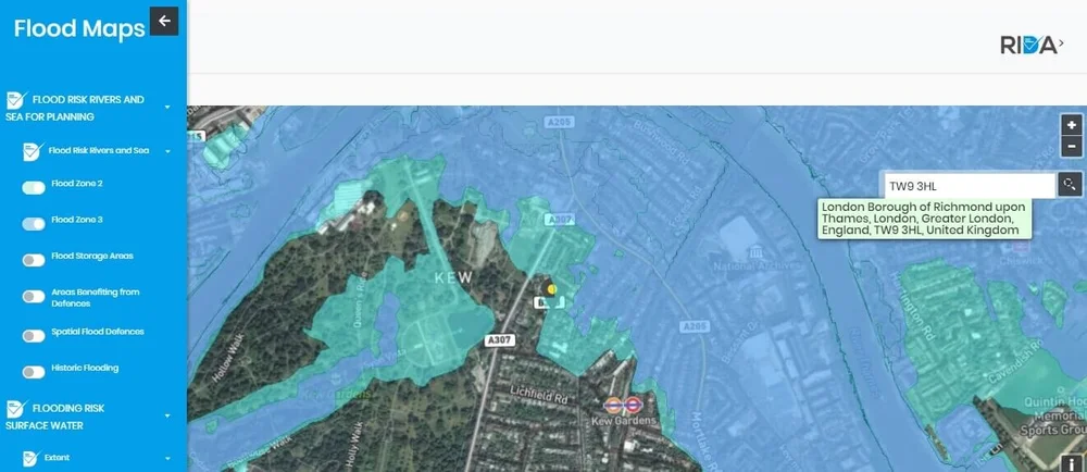 Flood Map For Planning Latest Environment Agency Flood Data Rida Reports
