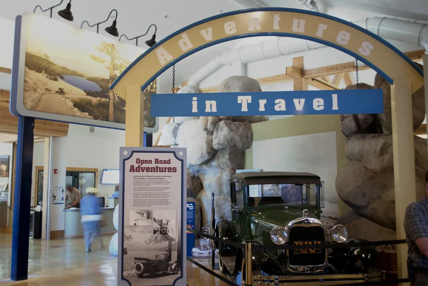 The surrounding area continued to develop over time; the advent of the automobile only accelerated this change.