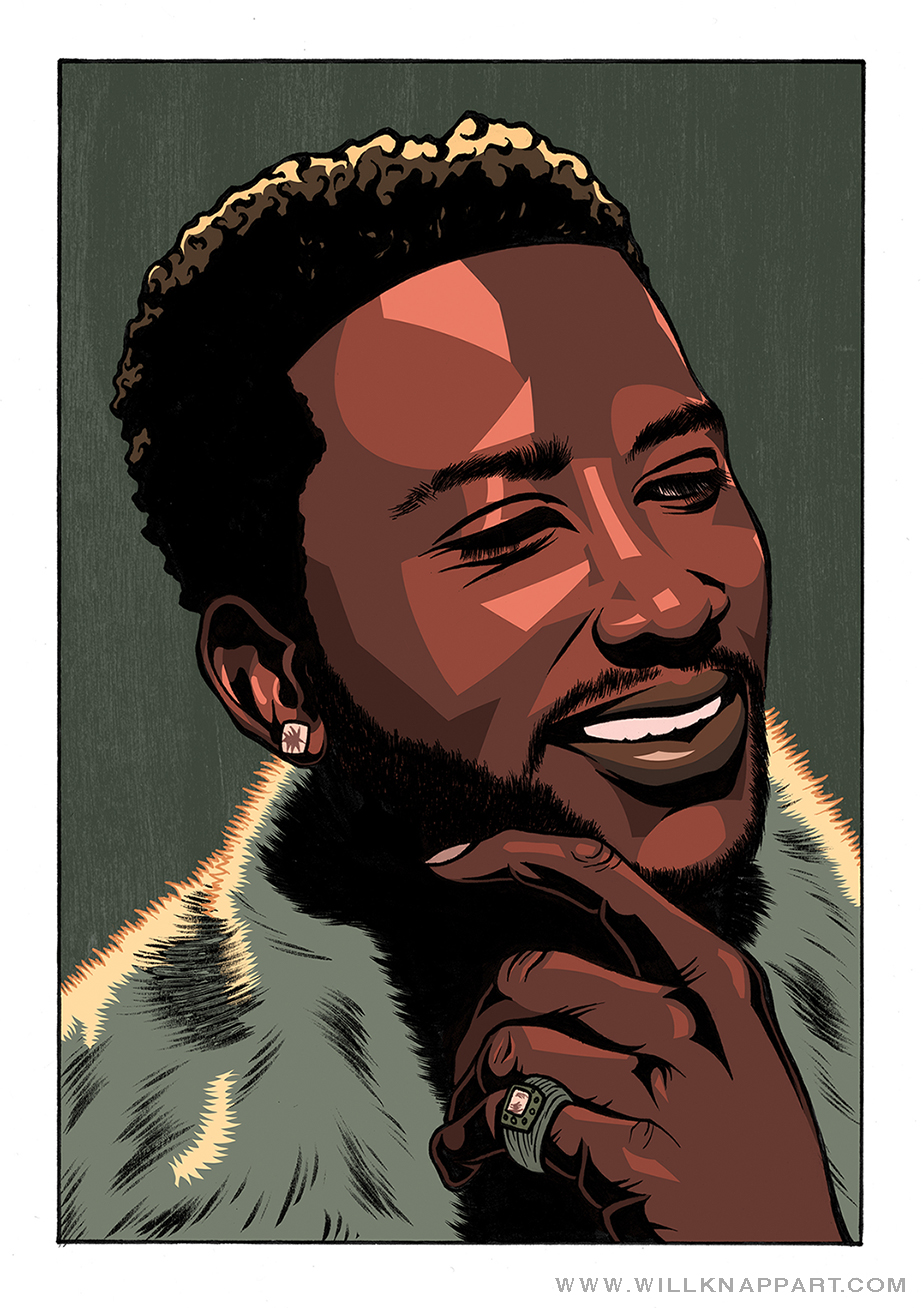  Gucci (client work) traditional inks, digital color 