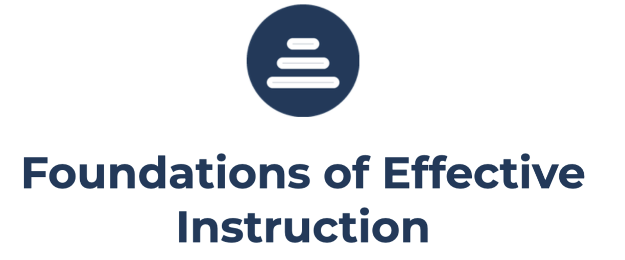 Foundations of Effective Instruction Workshops