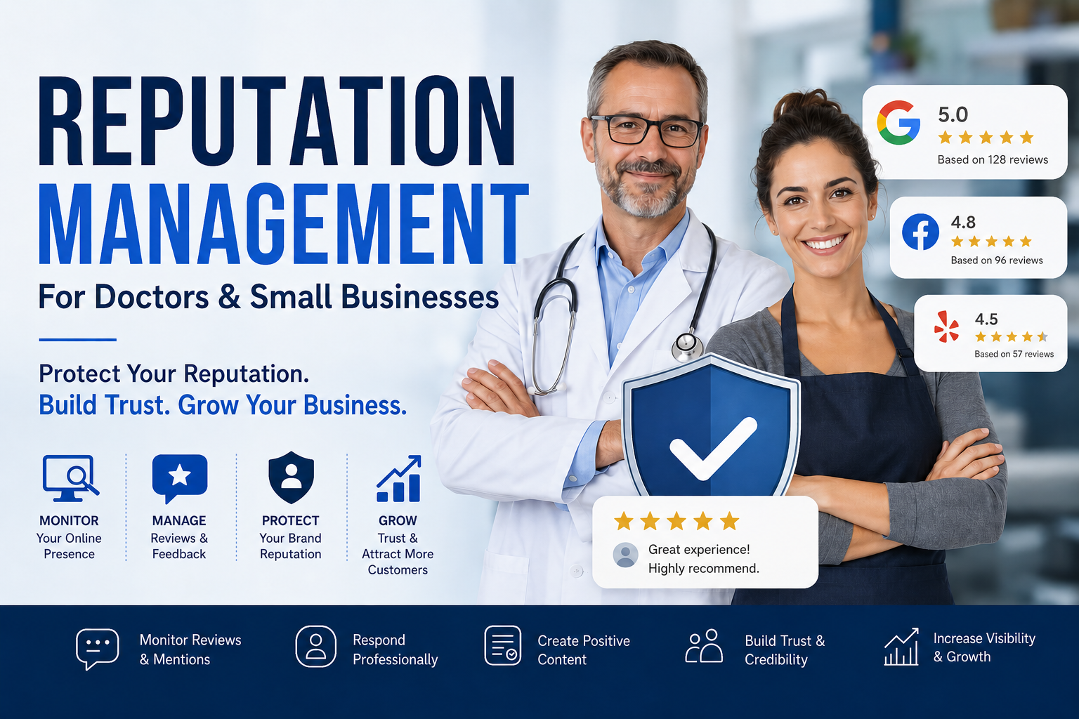 Reputation Management for Doctors and Small Businesses: How to Protect Your Most Valuable Asset